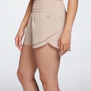 Calia High Rise Performance Short Size XXL 3” Inseam sandstone NWT